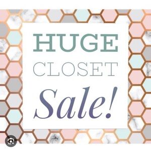 Huge Closet Sale!!! Make me an offer!!! All must go!!!